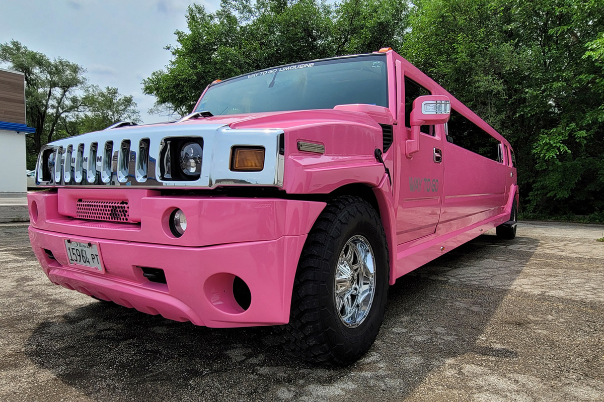 Chicago pink limos rental